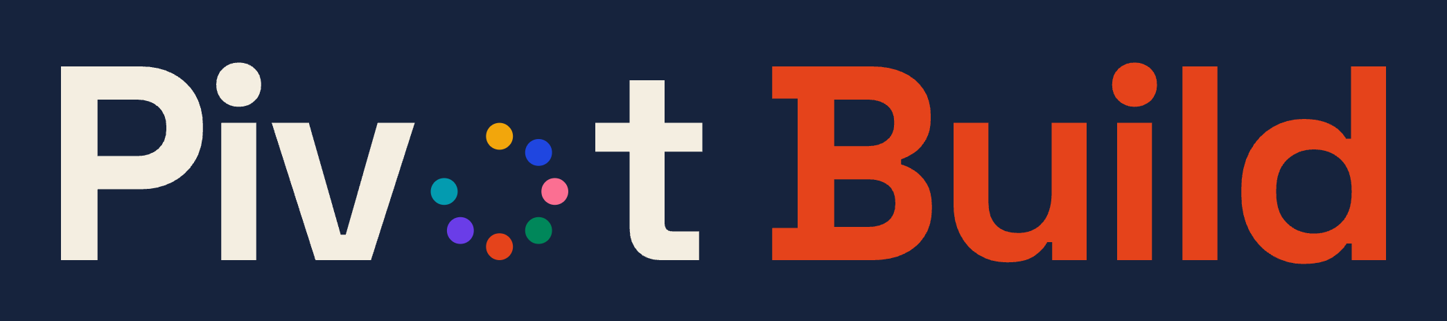 Pivot Build logo on ink