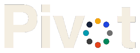 Pivot wordmark, dark